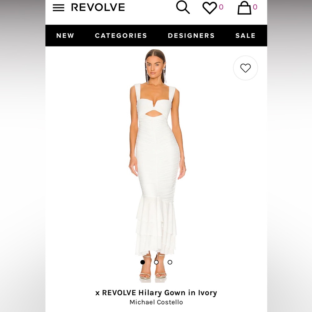 Brand New Michael Costello Hilary Gown - Size XS